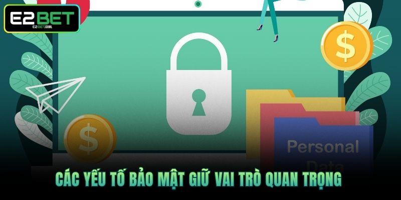 Các yếu tố bảo mật giữ vai trò quan trọng 