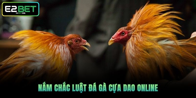 Nắm chắc luật đá gà cựa dao online