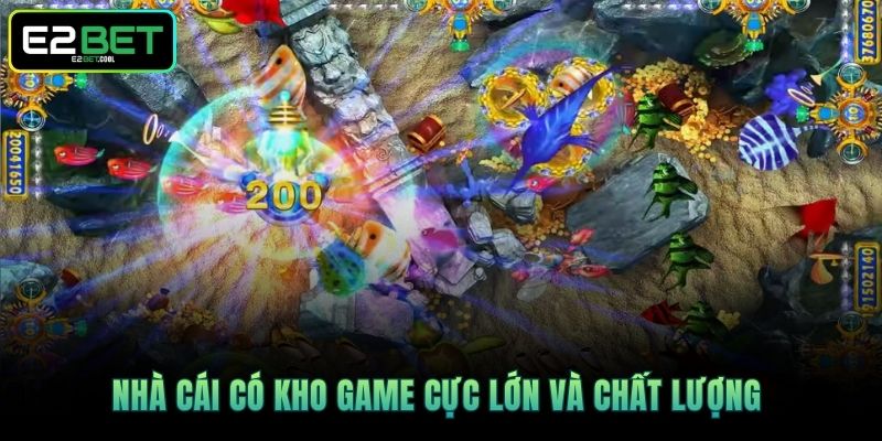Nhà cái có kho game cực lớn và chất lượng 
