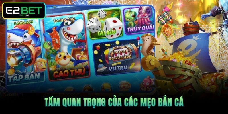 Tầm quan trọng của các mẹo bắn cá