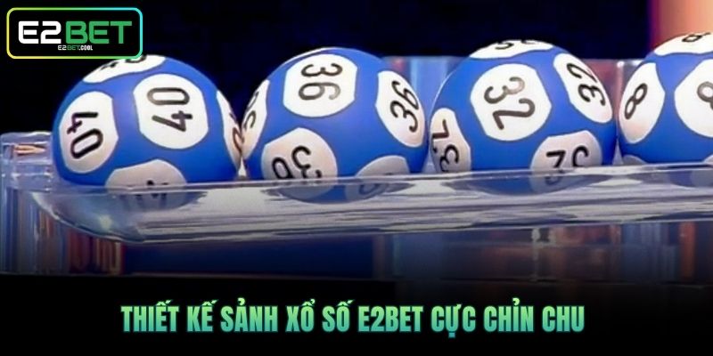 Thiết kế sảnh Xổ Số E2BET cực chỉn chu 